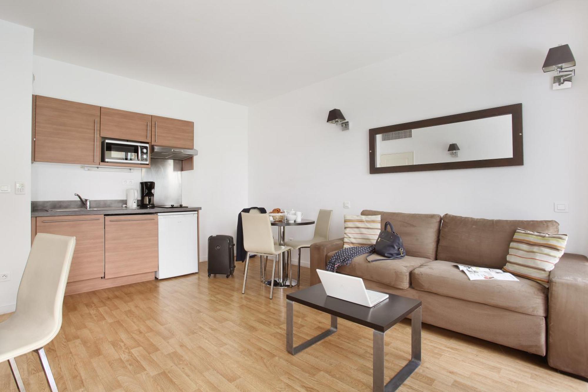 One-Bedroom Apartment Balcony