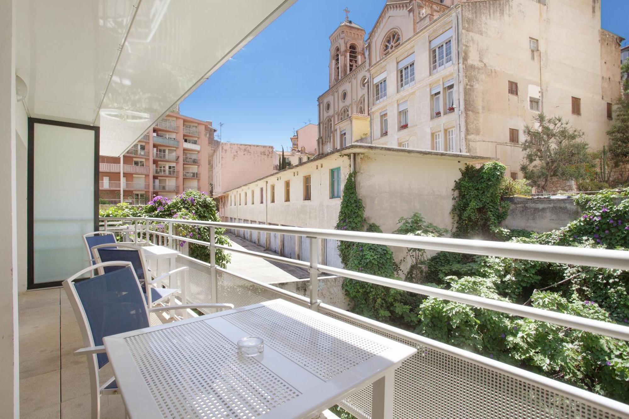 One-Bedroom Apartment Balcony