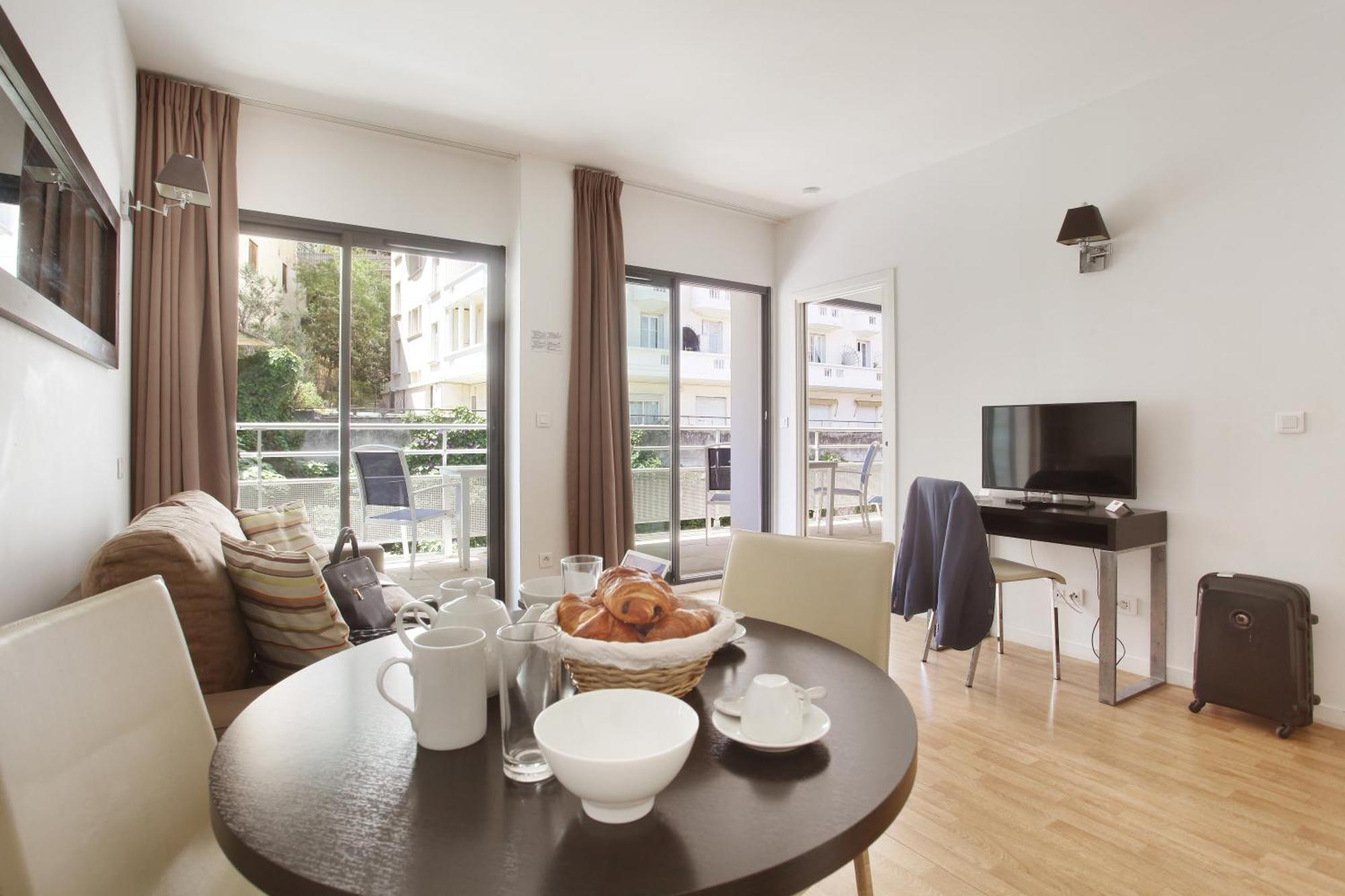 One-Bedroom Apartment Balcony