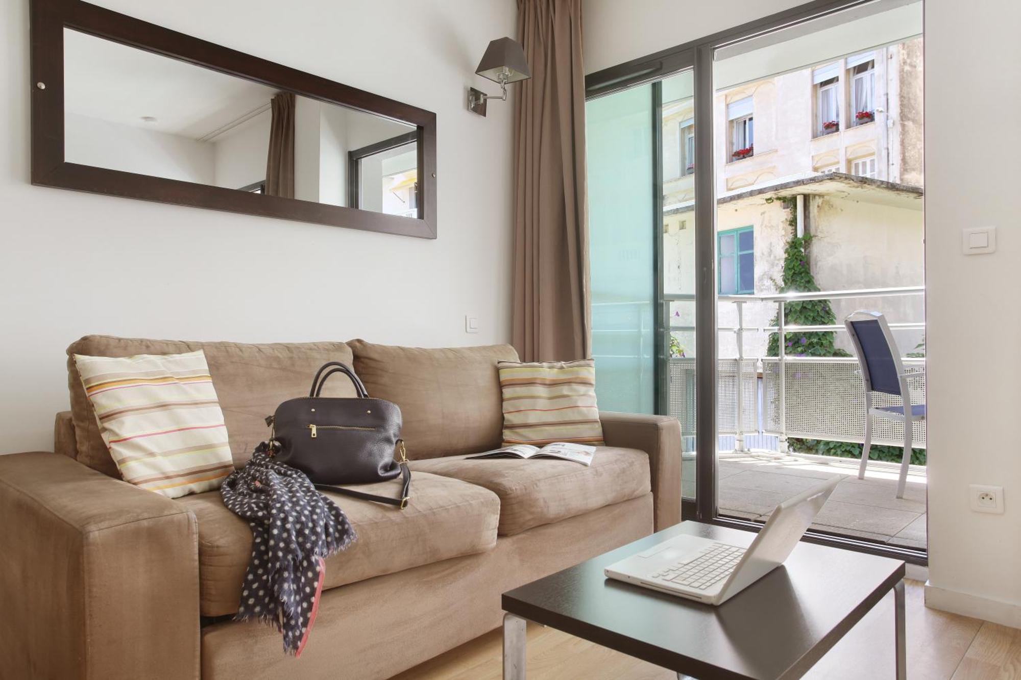 One-Bedroom Apartment Balcony