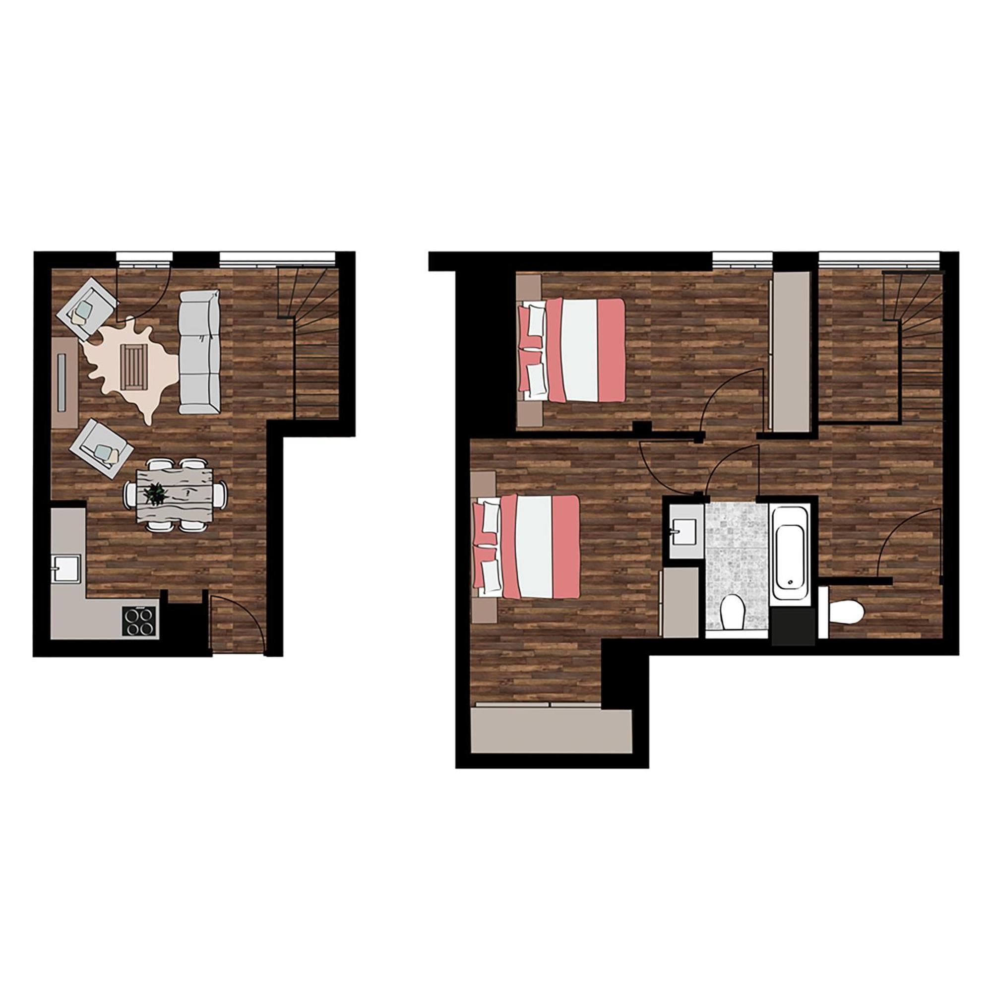 2 Bedroom Apartment Duplex max