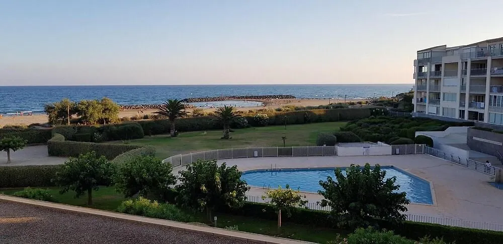 Apartment With 2 Bedrooms In Agde, With Wonderful Sea View, Pool Access, Furnished Terrace - 100 M F-1