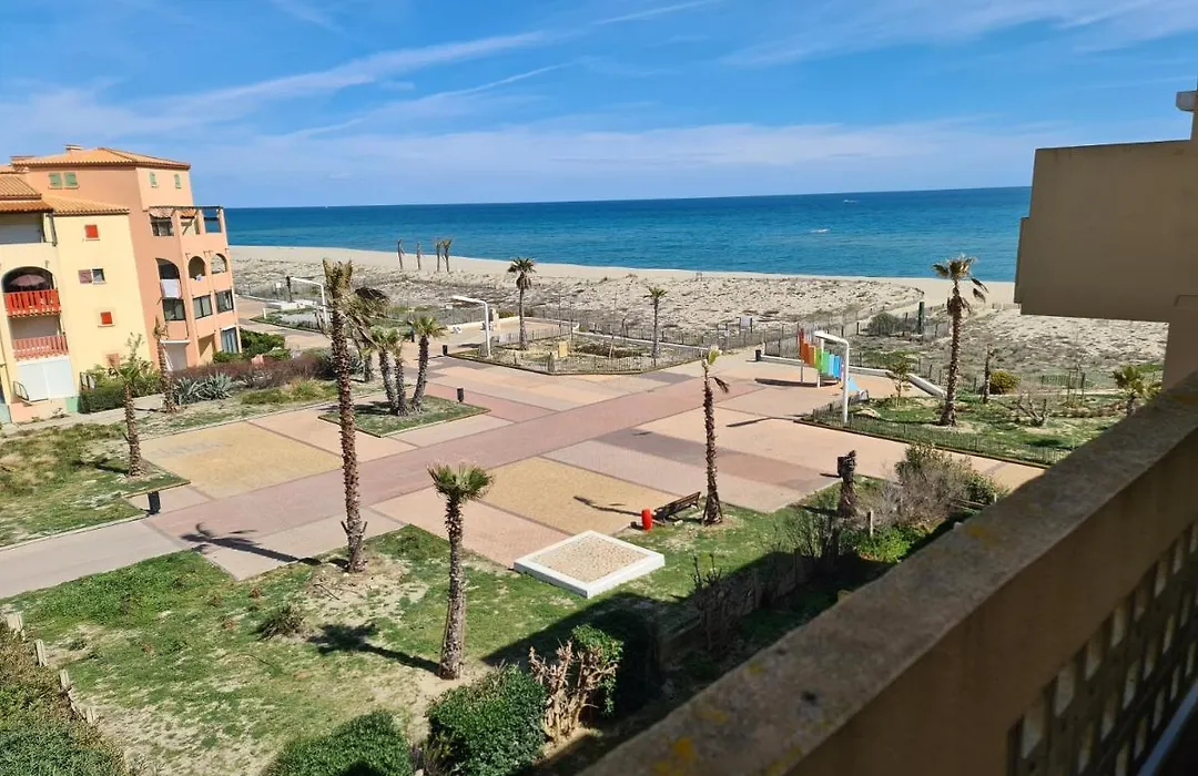 Studio vue mer, balcon, piscine, clim, parking privé-1