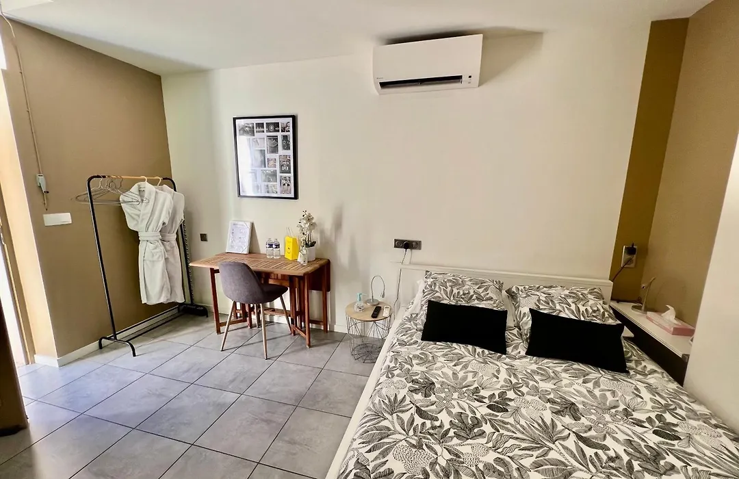 Studette de 17m2 avec parking privé gratuit Climatisation et petite cuisine-1