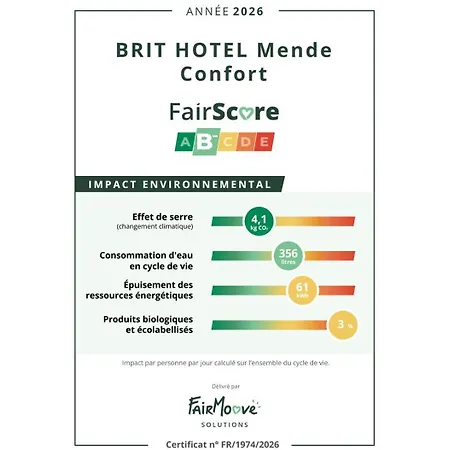 Brit Hotel Confort Deltour Mende-2