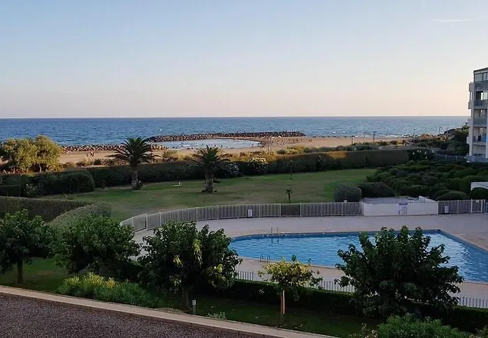 Apartment With 2 Bedrooms In Agde, With Wonderful Sea View, Pool Access, Furnished Terrace - 100 M F