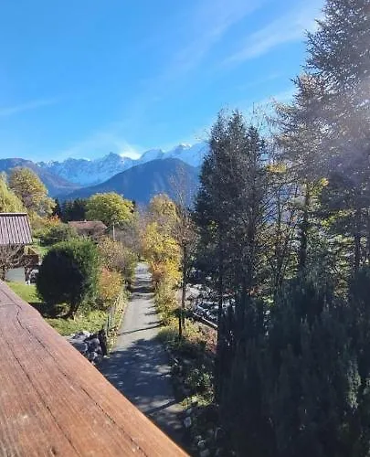 Mont Bivouac, Chambre,Entree Et Sdb Privee,Balcon Vue Mtblanc Passy 