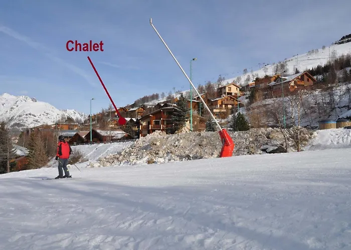 Appartement dans chalet 5 pièces, 14 pers, 4 ch, WiFi, jardin privé Les Deux Alpes