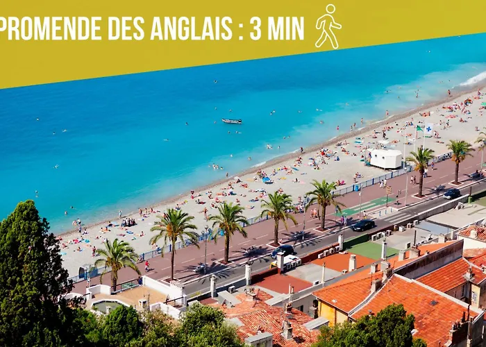 Nice-Duplex-Plage-Parking-Cimatisation